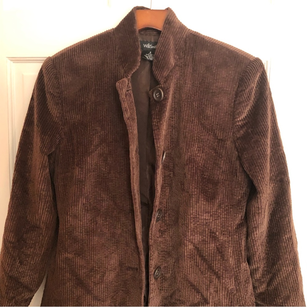 Brown Corduroy Will Smith Jacket, Small